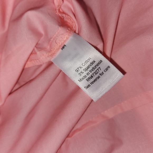 🎉Nine West Button Down Top | Pink Sleeveless Tie Front Shirt | Size XS - Picture 5 of 5